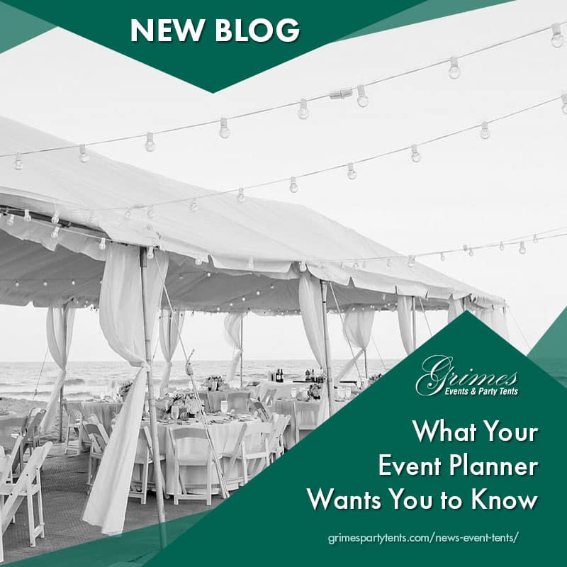 What Your Event Planner Wants You to Know