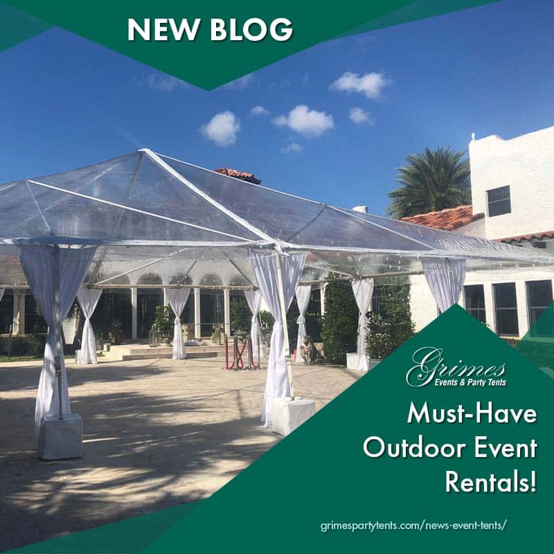 Must-Have Outdoor Event Rentals!