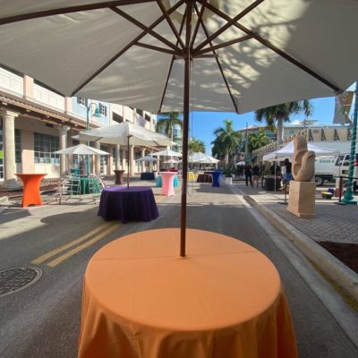 Umbrella Table